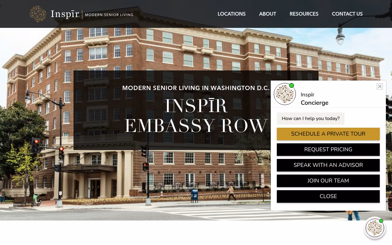 Inspīr Embassy Row website