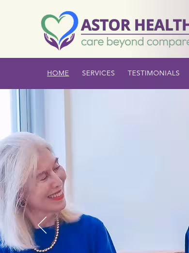 Astor Health Inc. website