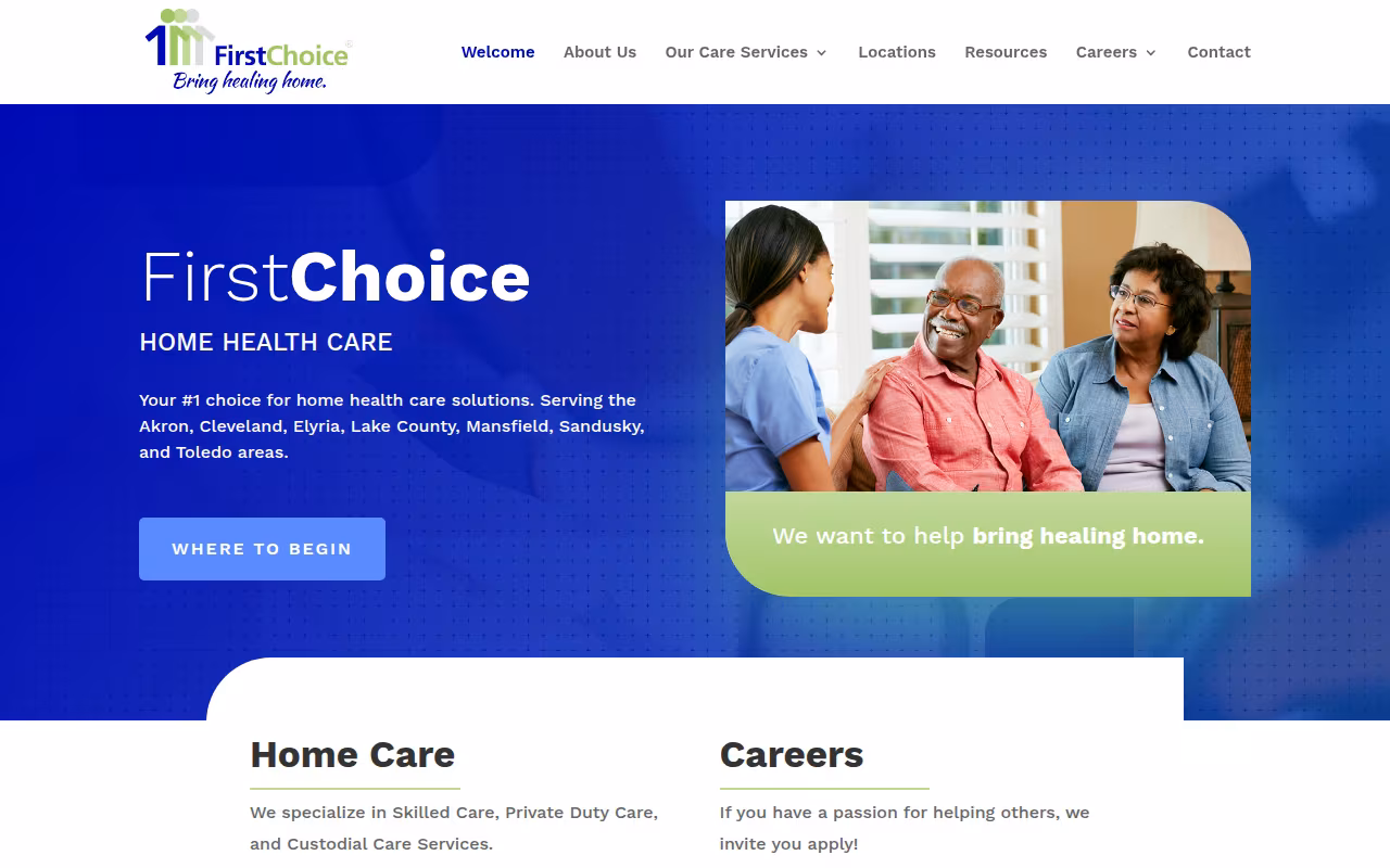 FirstChoice website