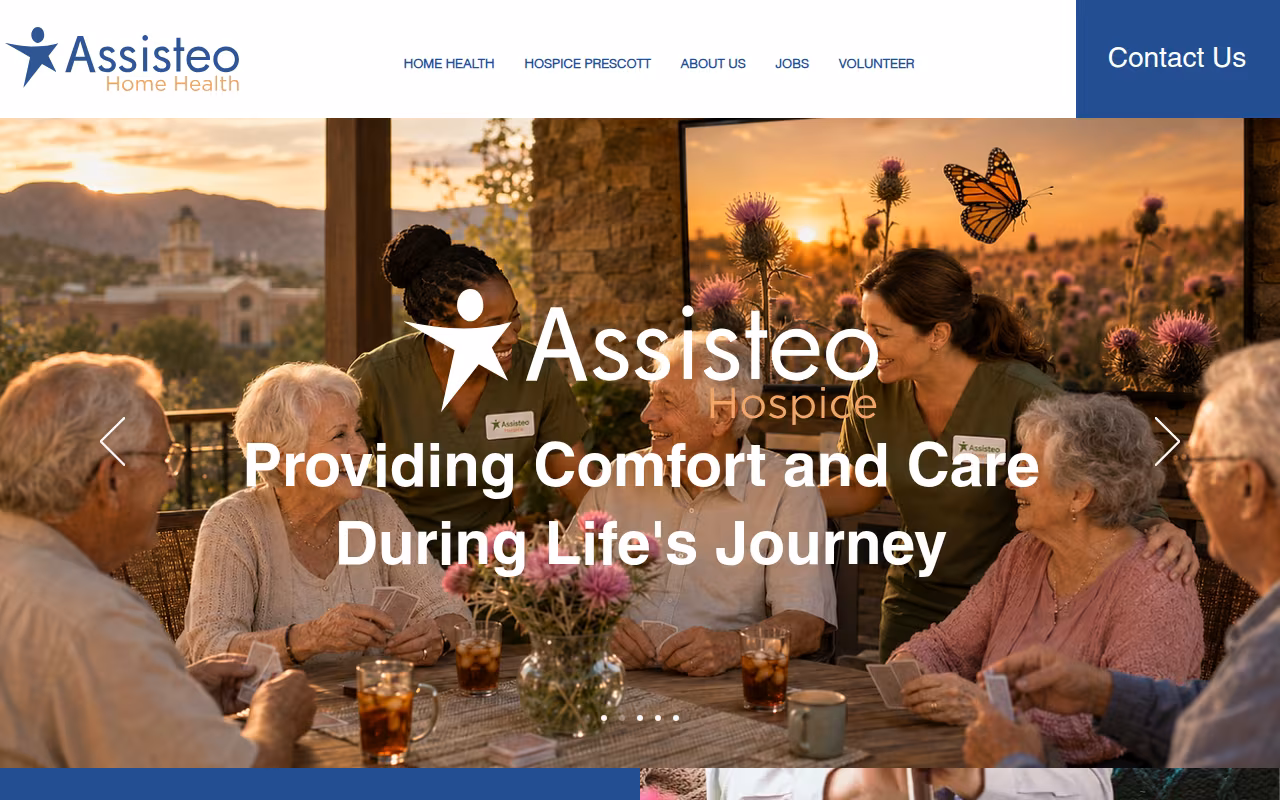 Assisteo Hospice, LLC website