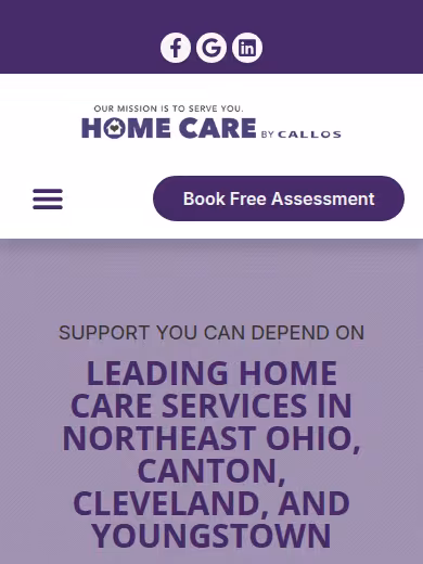 Home Care by Callos website