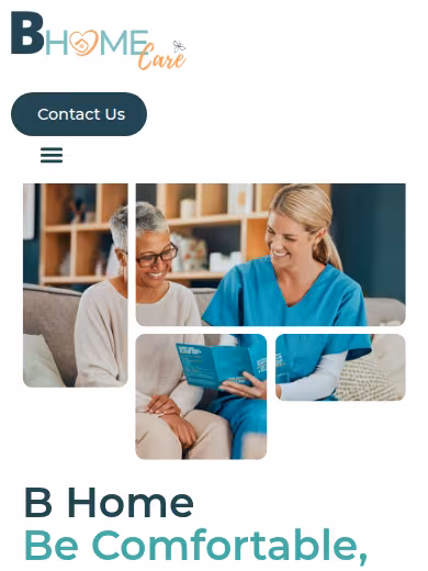B Home Care website