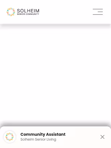 Solheim Senior Community website