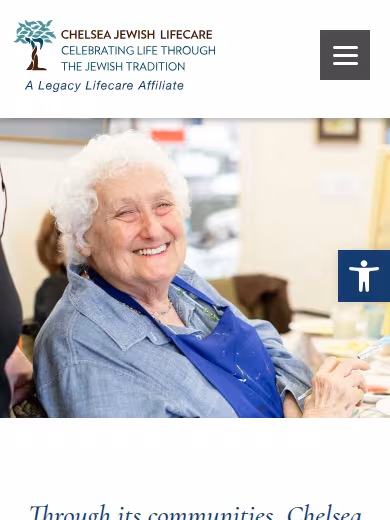 Chelsea Jewish Lifecare website
