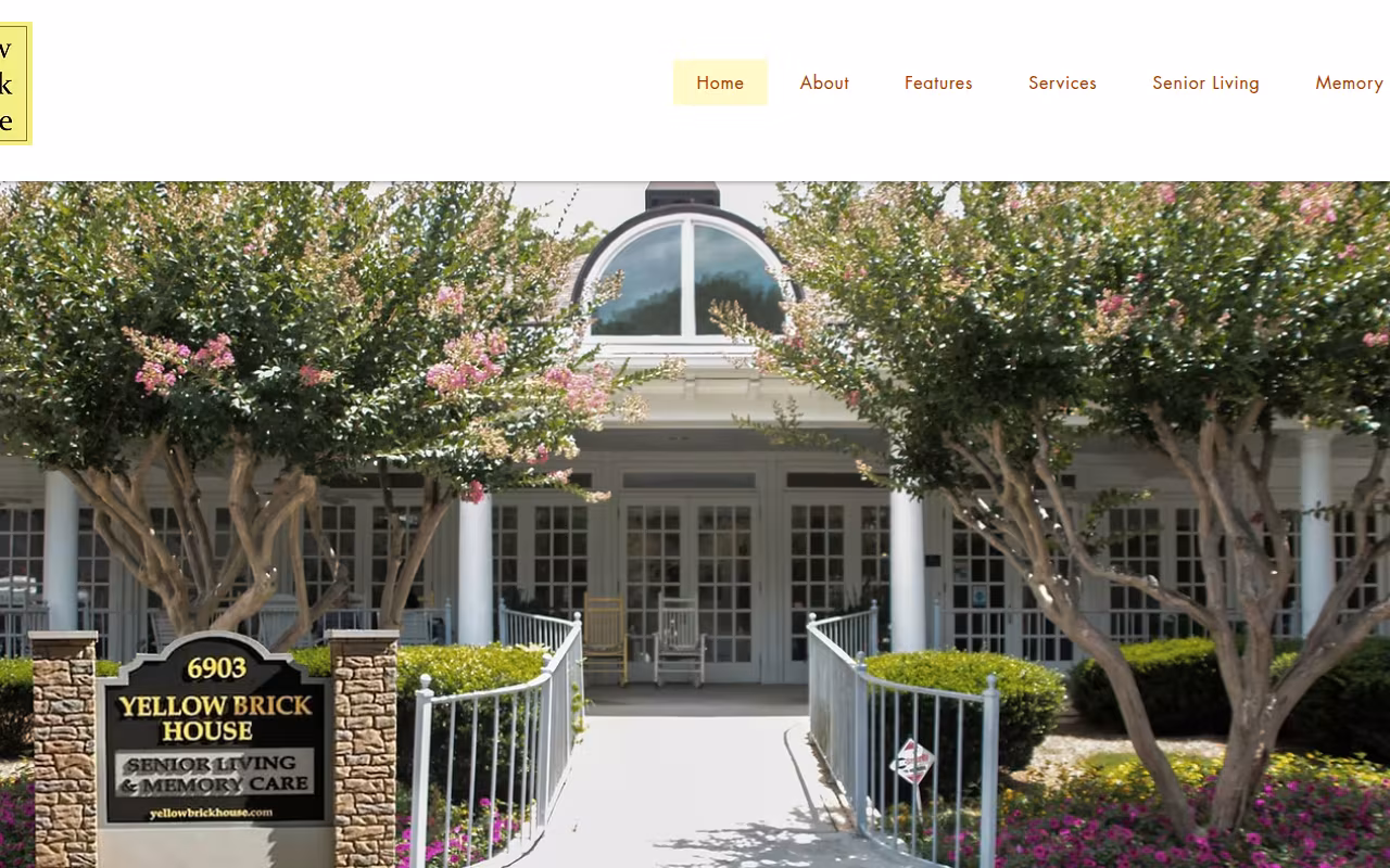 The Yellow Brick House website