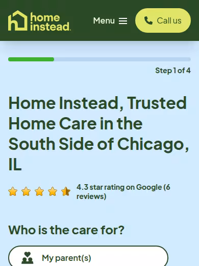 Home Instead, Home Care Services of Chicago website