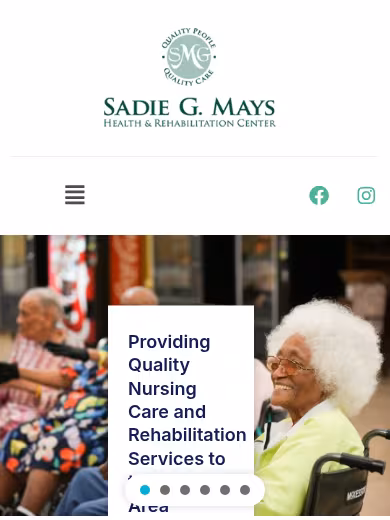 Sadie G. Mays Health & Rehabilitation Center website