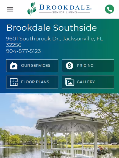 Brookdale Southside website
