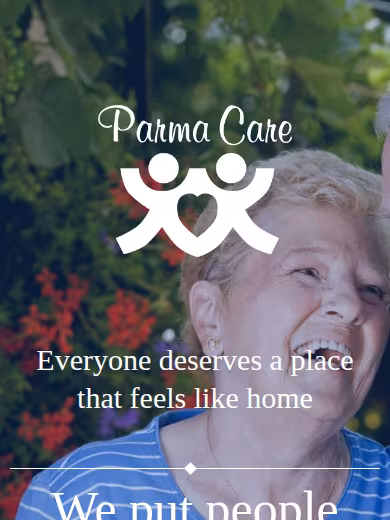 Parma Care Center website