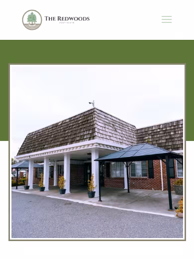 The Redwoods Post-Acute website