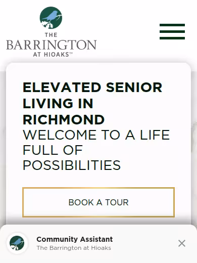 The Barrington at Hioaks website
