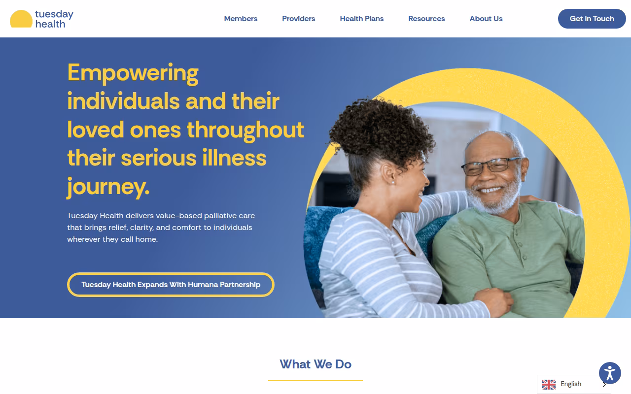Tuesday Health website