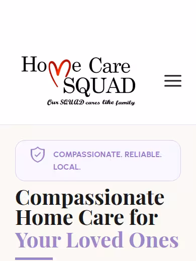Home Care Squad LLC website