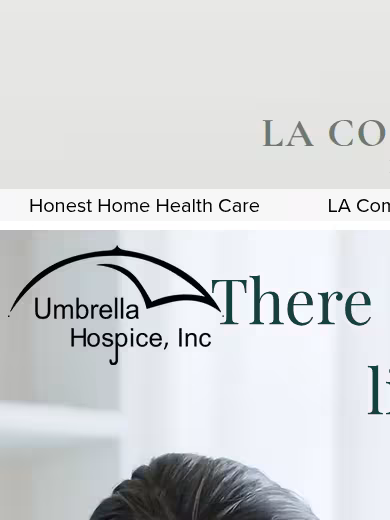 Umbrella Hospice website