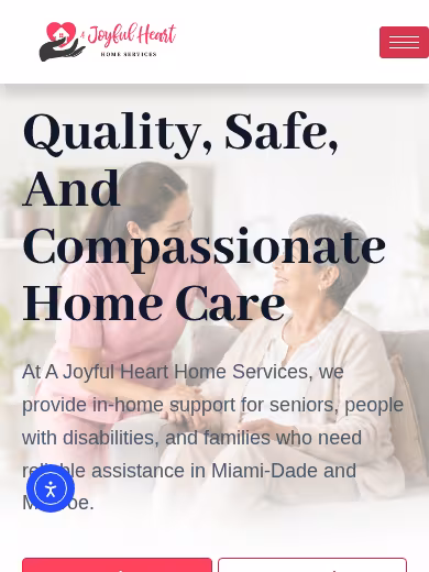 A Joyful Heart Home Services LLC website