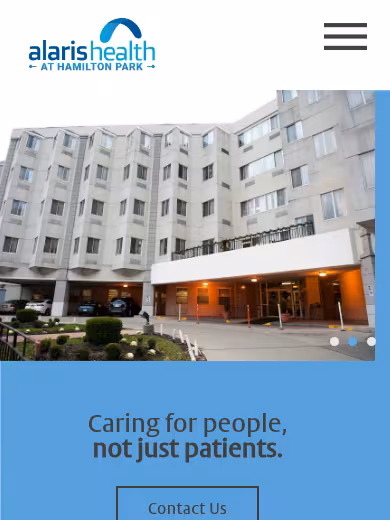 Alaris Health at Hamilton Park website
