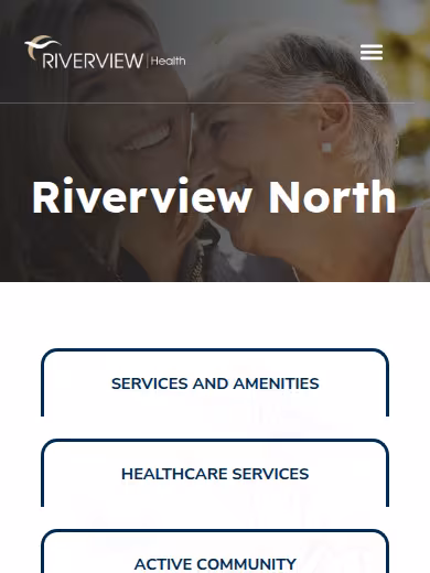Riverview Health & Rehab North website
