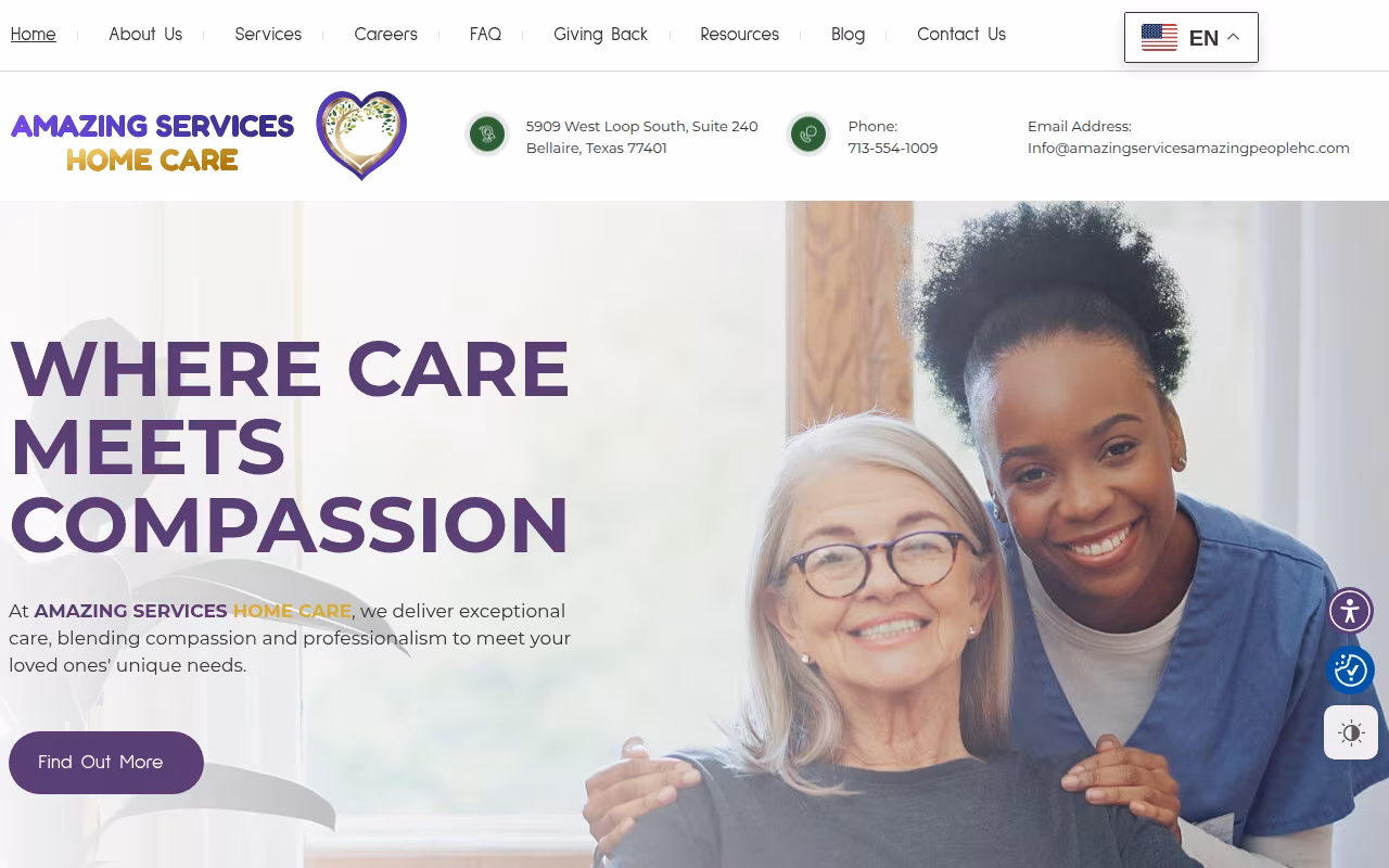 Amazing Services Amazing People Home Care (ASAP) website