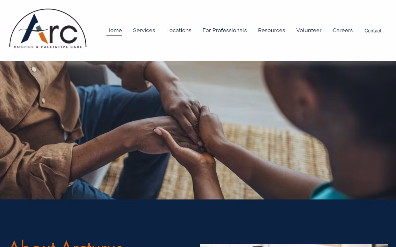 Arc Hospice and Palliative Care website