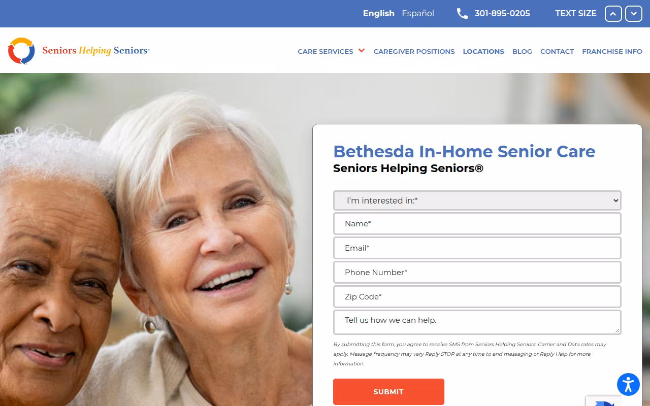Seniors Helping Seniors website