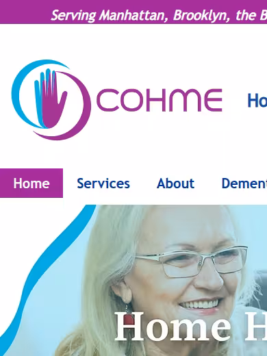 Concerned Home Managers For Elderly (COHME, Inc.) website