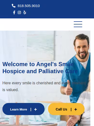 Angel's Smile Hospice, Inc. website