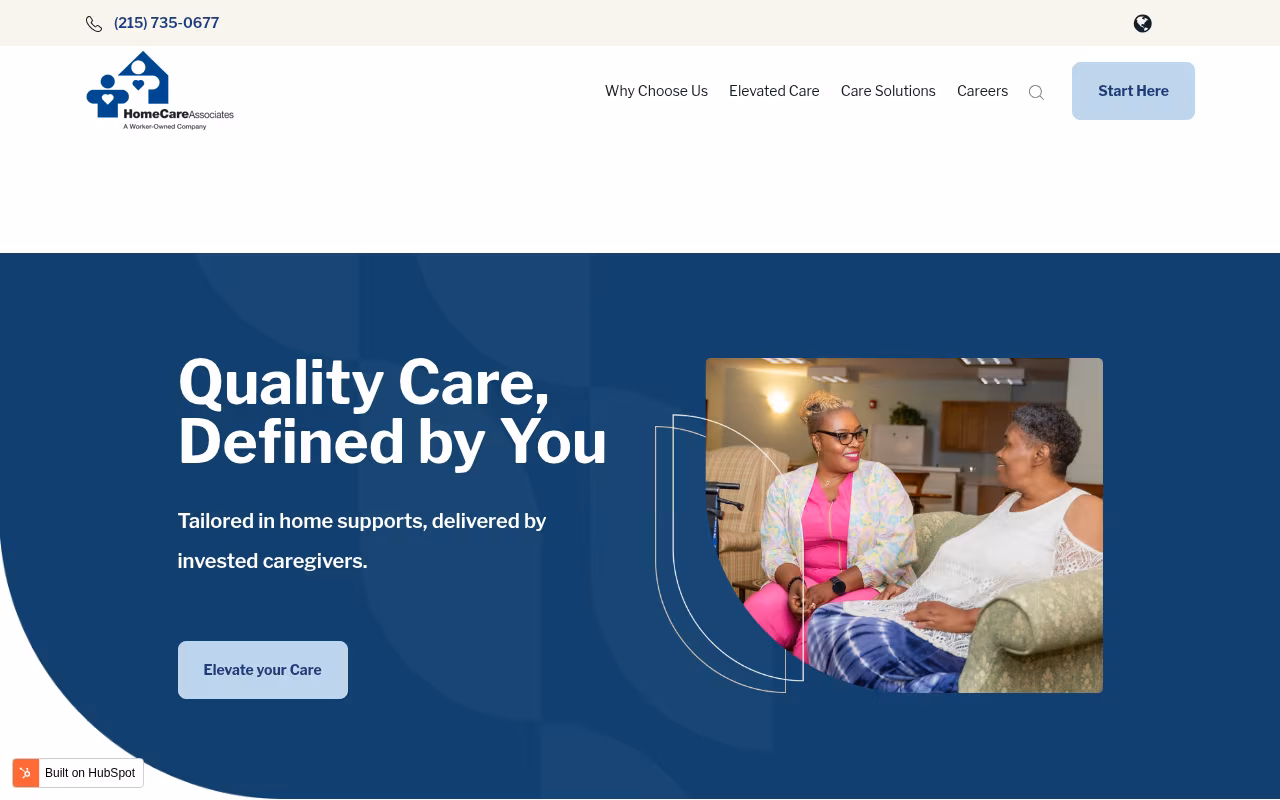 Home Care Associates website