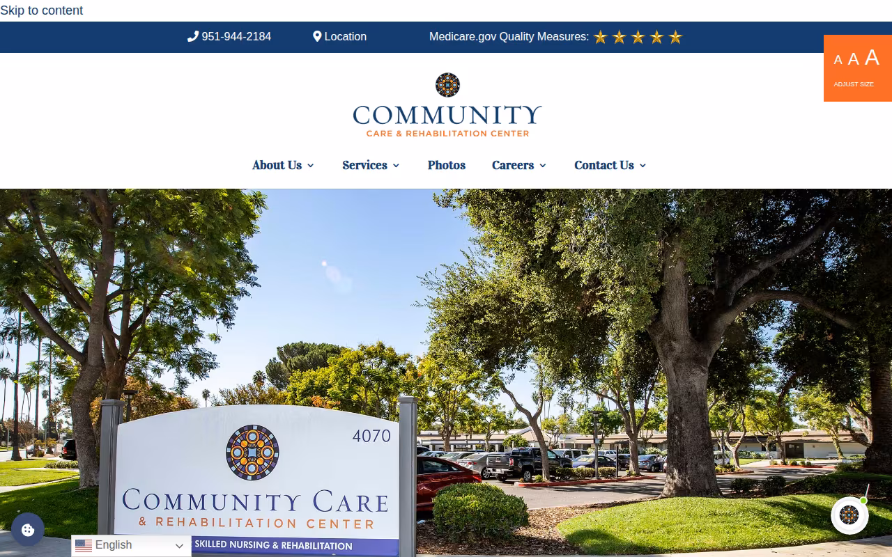 Community Care & Rehabilitation Center website