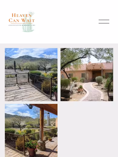 Heaven Can Wait Assisted Living website