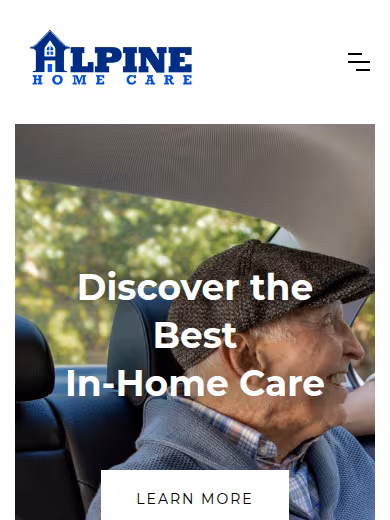 Alpine Home Care website