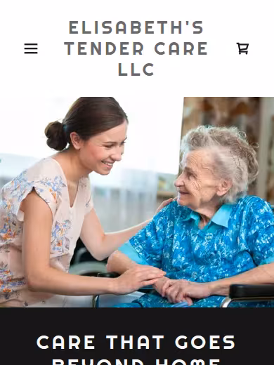 Elisabeth's Tender Care website