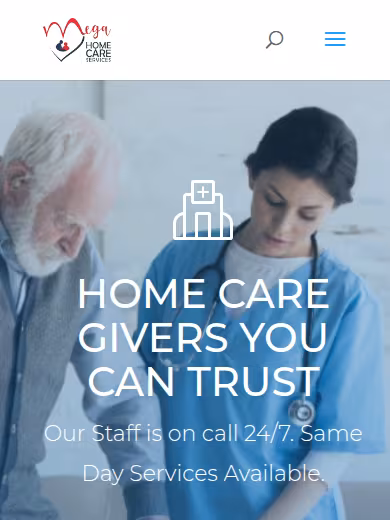 MEGA HOME CARE SERVICES website