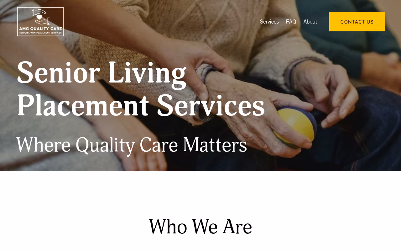AMG Quality Care website