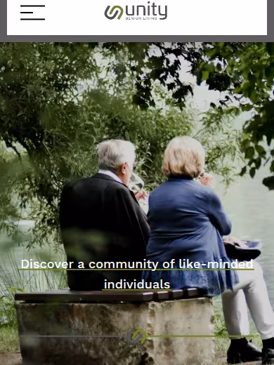 Unity Senior Living website