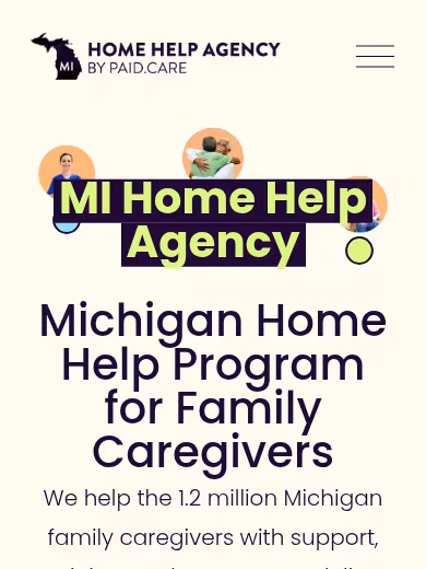 Paid Care Michigan website