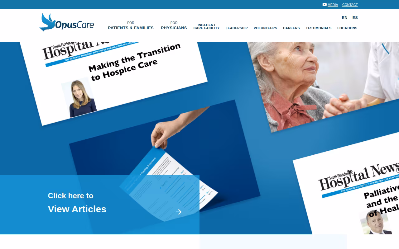 OpusCare of Florida website
