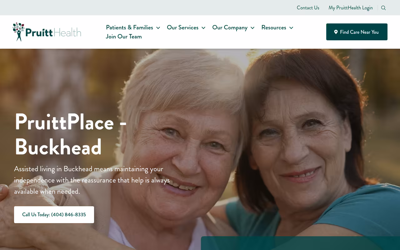PruittPlace - Buckhead website