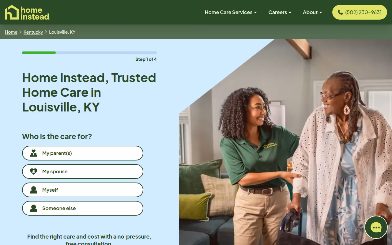 Home Instead website