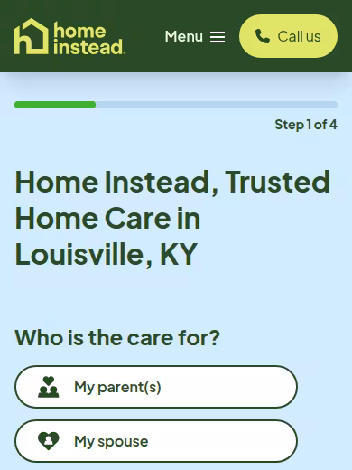 Home Instead website