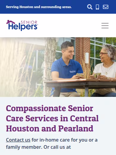 Senior Helpers website