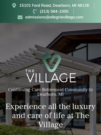 Allegria Village Skilled Nursing and Rehabilitation website
