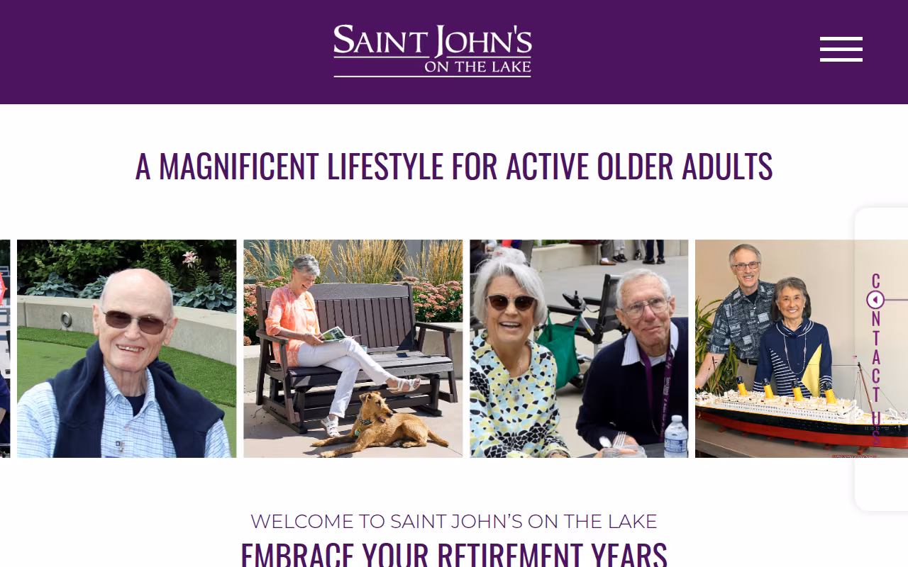 Saint John's On The Lake website