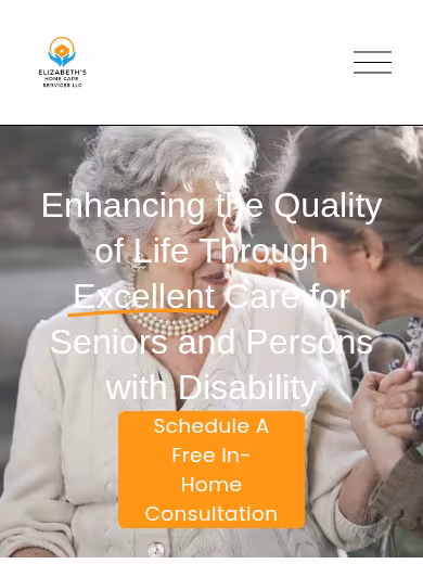Elizabeth's Home Care Services website