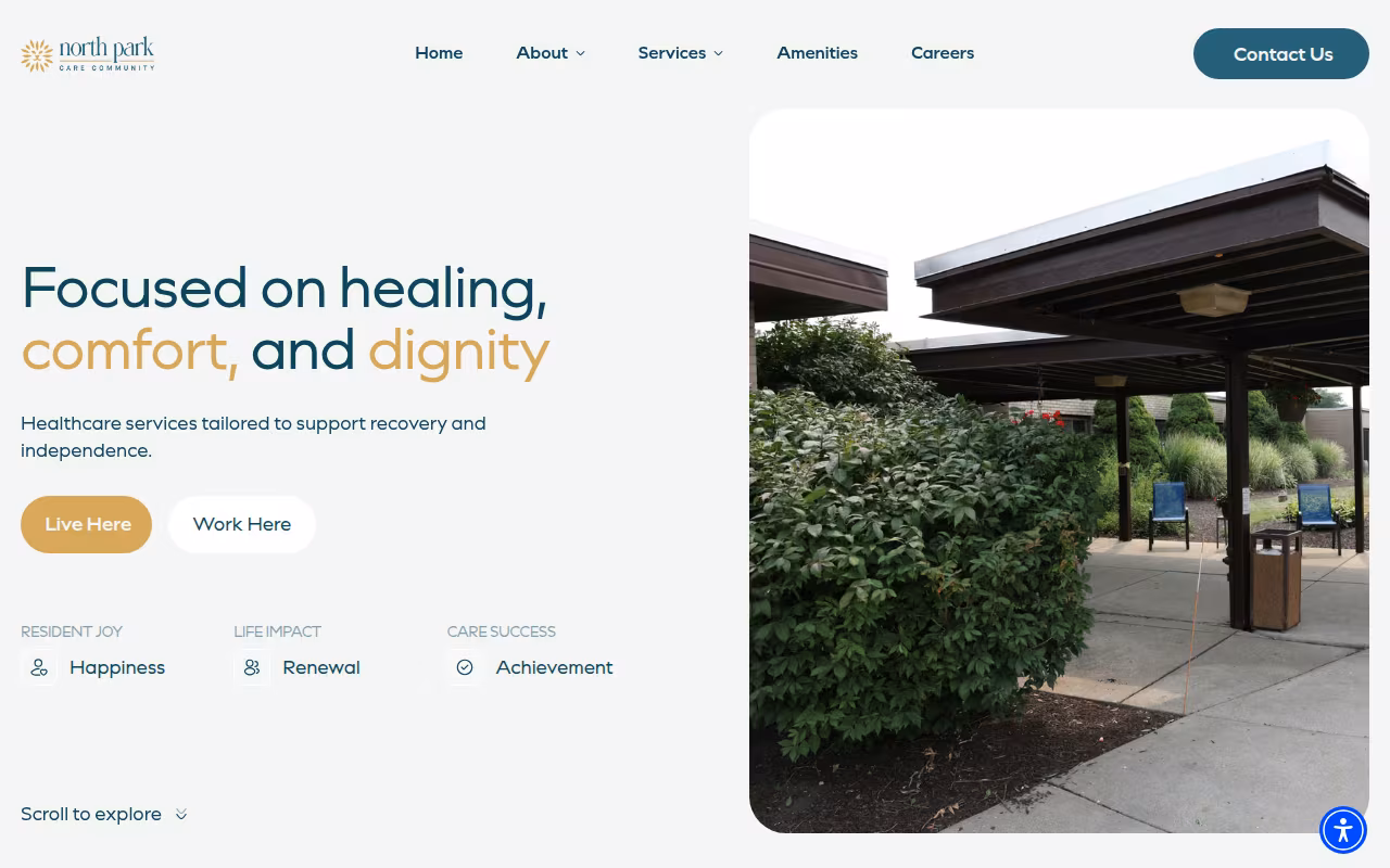 North Park Care Community website