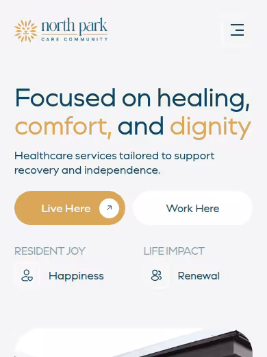North Park Care Community website