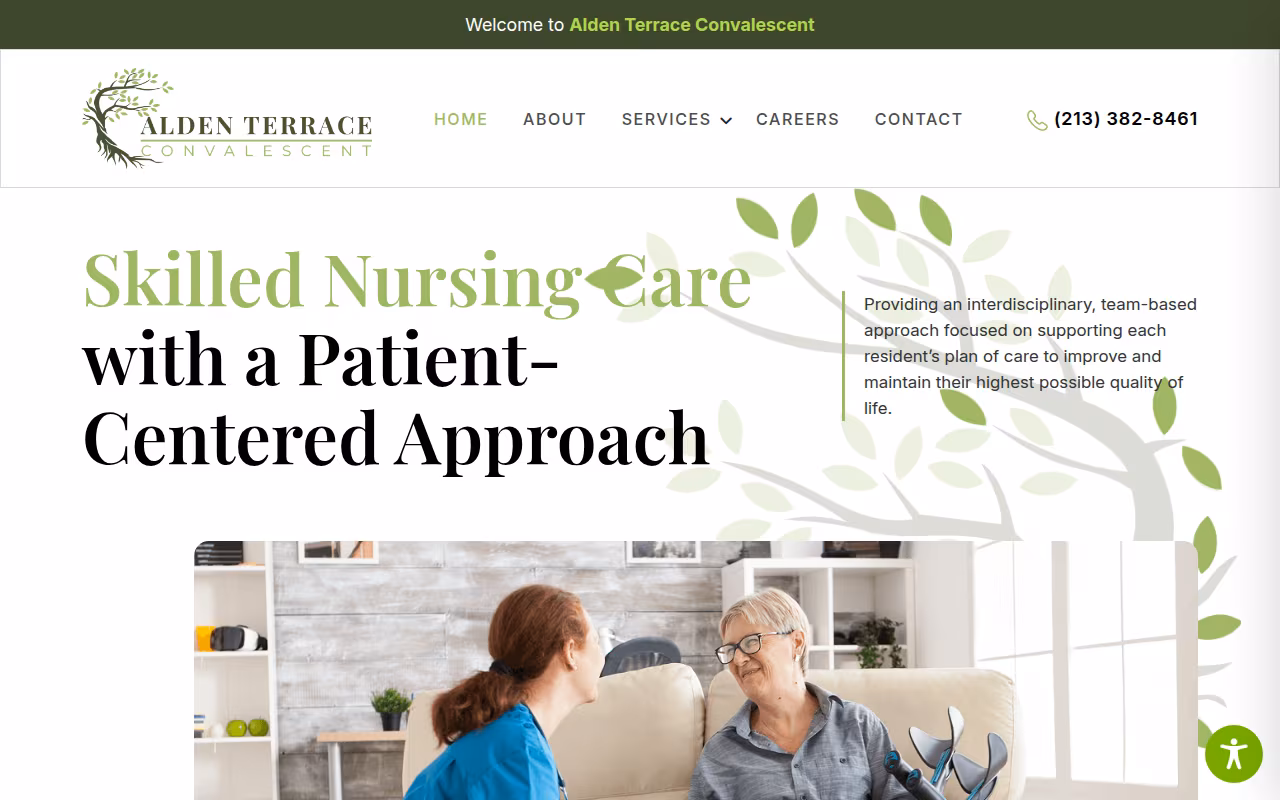 Alden Terrace Convalescent website