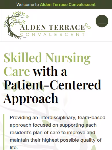 Alden Terrace Convalescent website