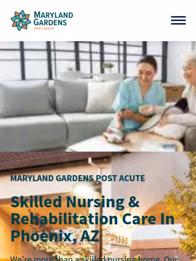 Maryland Gardens Post Acute website