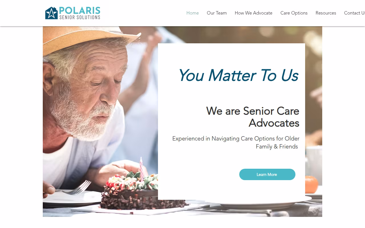 Polaris Senior Solutions website