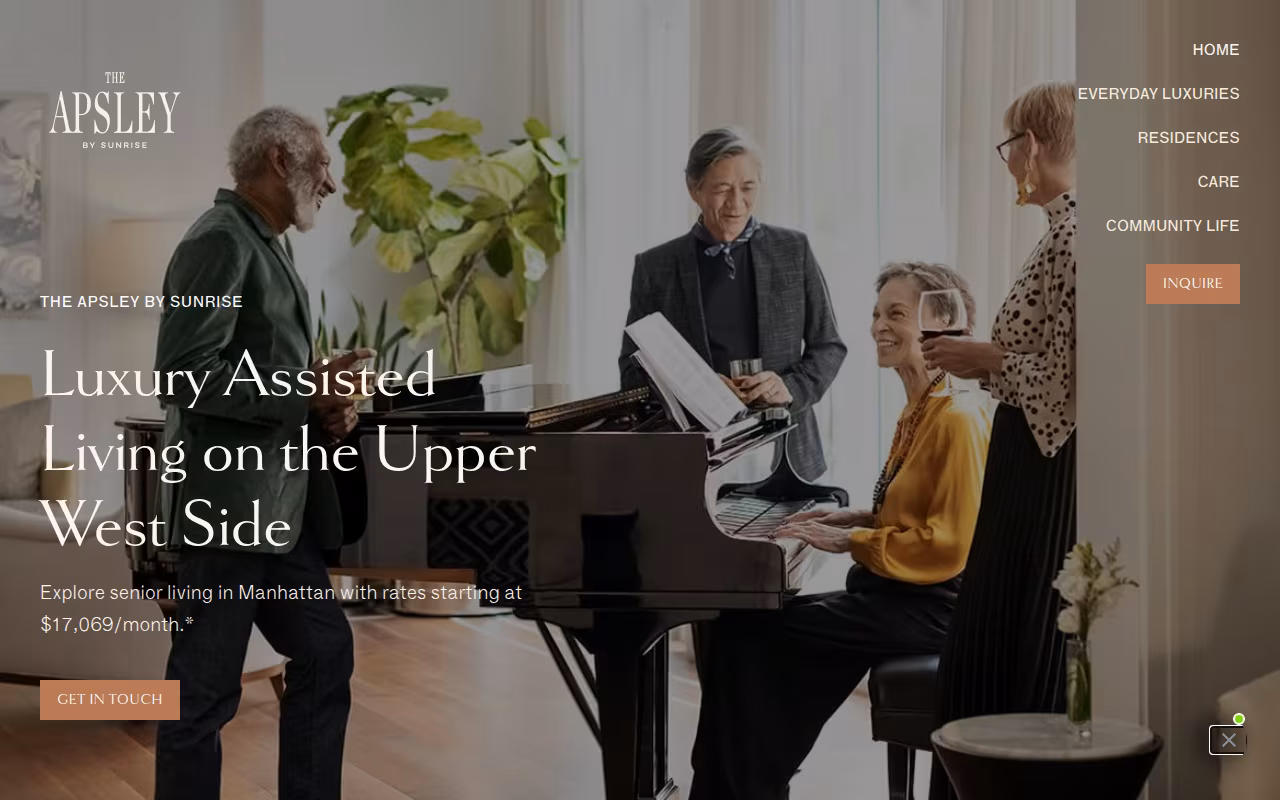 The Apsley website